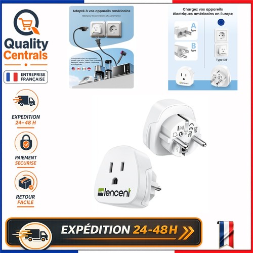 Adaptateur prise usa - adaptateur,