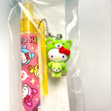 VTG Hello Kitty GOTOCHI Green Bear Mechanical Pencil Hokkaido Sanrio From Japan
