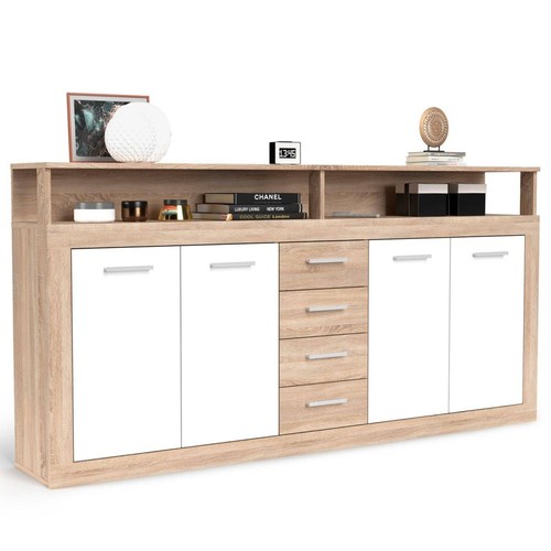 Buffet portes 4 tiroirs - portes,
