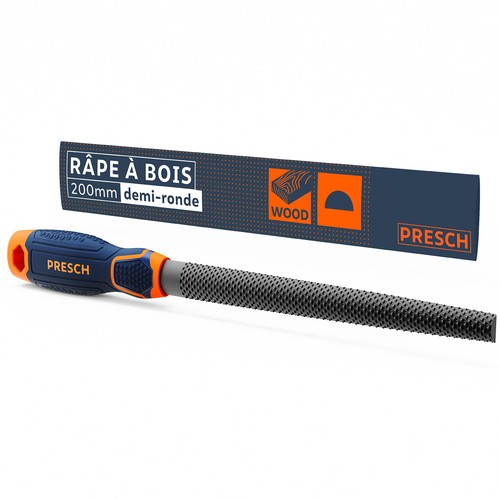 Râpe bois demironde 200mm - râpe,