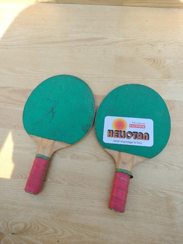 Lot raquettes ping pong - de, 2