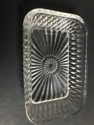 Ravier verre ciselé - en,