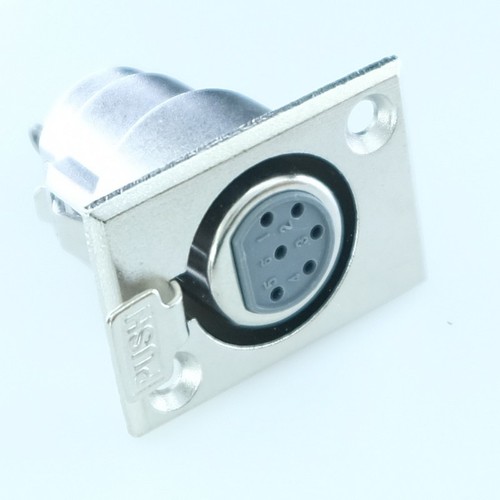 Embase xlr broches - xlr, 6