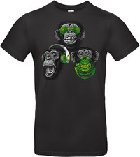 Tee Shirt Noir 100% coton