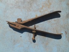 old wrought iron saw pliers old tool