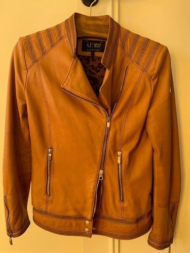 Blouson cuir couleur fauve - blouson,
