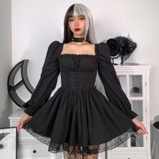 Femme Gothique Dentelle Robe