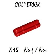 Lego 32062 - 15x Axes / Technic axle 2 - Rouge / Red - Lot kg NEW NEUF