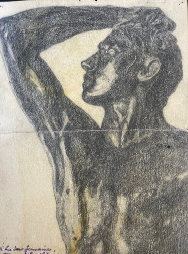 Petit dessin signé 1942