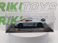 Koenigsegg Regera (2016) kiosque à journaux 1/43 bleu