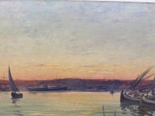 Huile sur toile début XXe