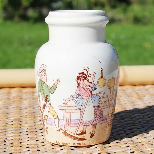 Ancien pot moutarde - ancien, à