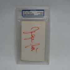 Zsa Zsa Gabor Autograph Signed Index Card PSA DNA Certified Authenticated