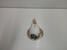 Hand Painted Chicken Shape Porcelain Wall Decor