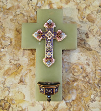 BENITIER Cloisonné XIXe Objet