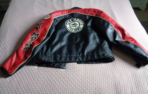 Blouson moto cuir vintage