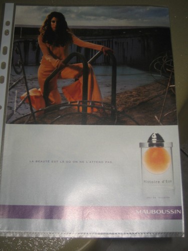 Publicité papier parfum - publicité,
