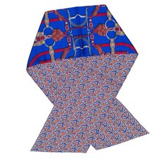 Auth. Hermes Maxi Twilly - Grand Manege - Blue Red NEW RARE!