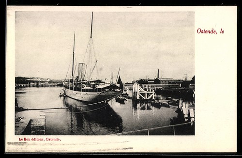 Cpa ostende portansicht - cpa,