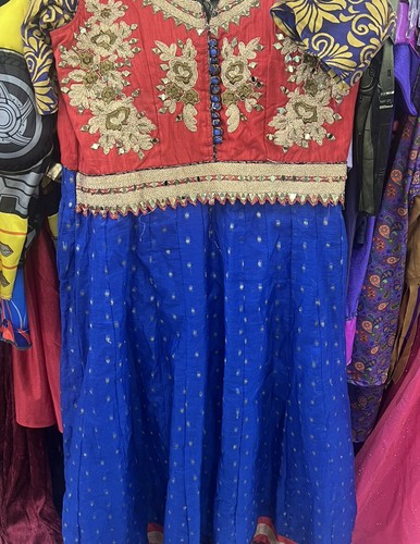 Red blue moroccan kaftan - red,,