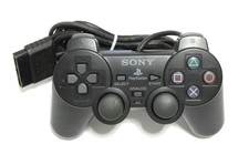 MANETTE SONY PLAYSTATION 2 NOIR OFFICIEL DUALSCHOCK 2 JEU CONSOLE SCPH 10010 /RR