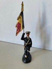 Durso  - Porte drapeau de la marine belge  - Bon état