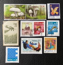 Lot de 10 timbres de Pologne années  diverses sur Frag - Briefmarken M69