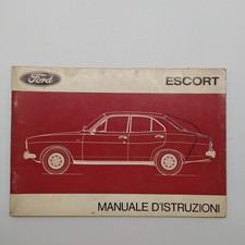 1971 Ford Escort Instruction Manual. Mediocre Condition