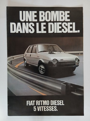 Fiat ritmo diesel brochure - diesel,