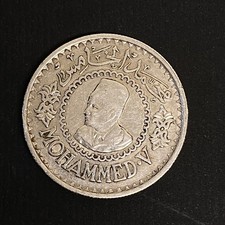 Pièce Argent 500 francs Maroc