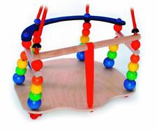 Jouet À Bascule Balancelle Avec Perles Multicolore Lxlxh 360x365x240mm NEUF