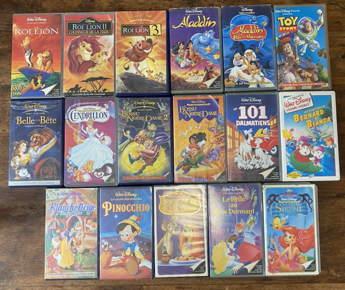 Lot vhs disney grands - vhs,