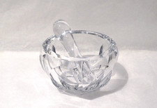 Baccarat. Mortier et son pilon