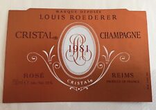 Une étiquette de champagne