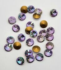 12pc Swarovski Crystal Vitrail Light ss34 Chaton Rivoli 1122 Stone; No Hole; 7mm