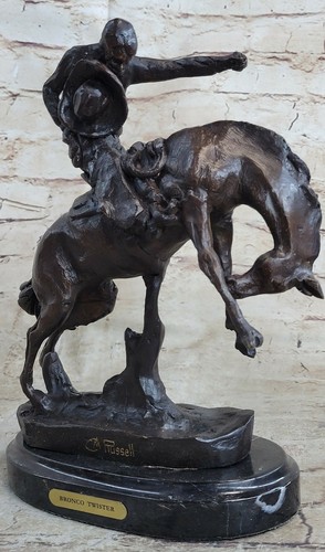 Statue bronze cavalier - bronze, de
