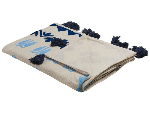 Plaid coton cousu fait - coton,