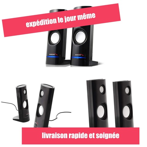 Haut parleurs stéréo - pc,