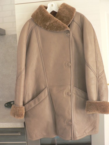 Manteau cuir veste - cuir,