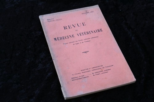 Revue medecine veterinaire - medecine,