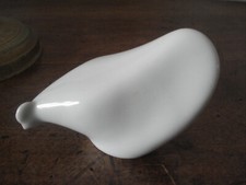 Poule porcelaine blanche collecti manufacture Royal Dux designer Jaroslav Jezek 
