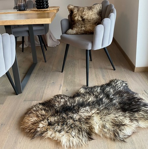Tapis peau mouton - peau,
