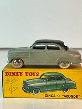 Dinky No. 24u Simca 9 Aronde Sedan with Original Box