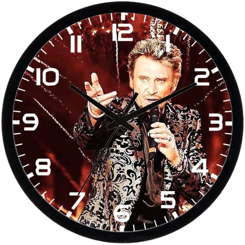 Pendule murale johnny hallyday - pendule,