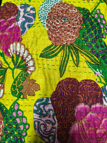 Couvre lit indien fait - couvre-lit, main