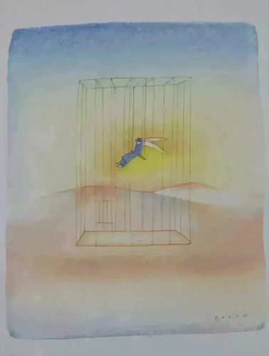 Jean michel folon la cage - :,