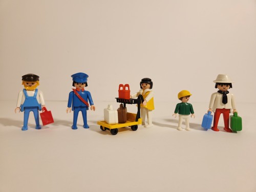 Playmobil train set figures - playmobil,