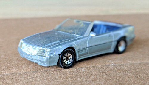 Silver 1990 matchbox - silver,
