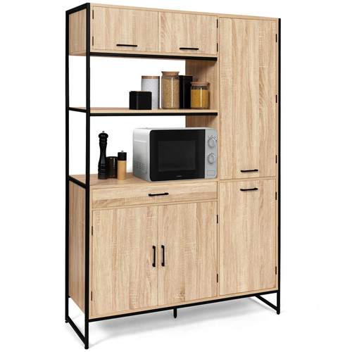 Buffet cuisine avec colonne - cuisine,