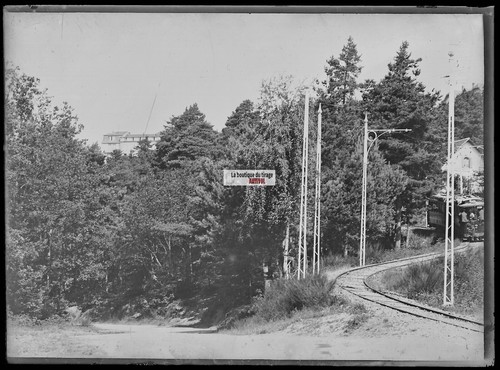 Plaque verre photo - , ancienne